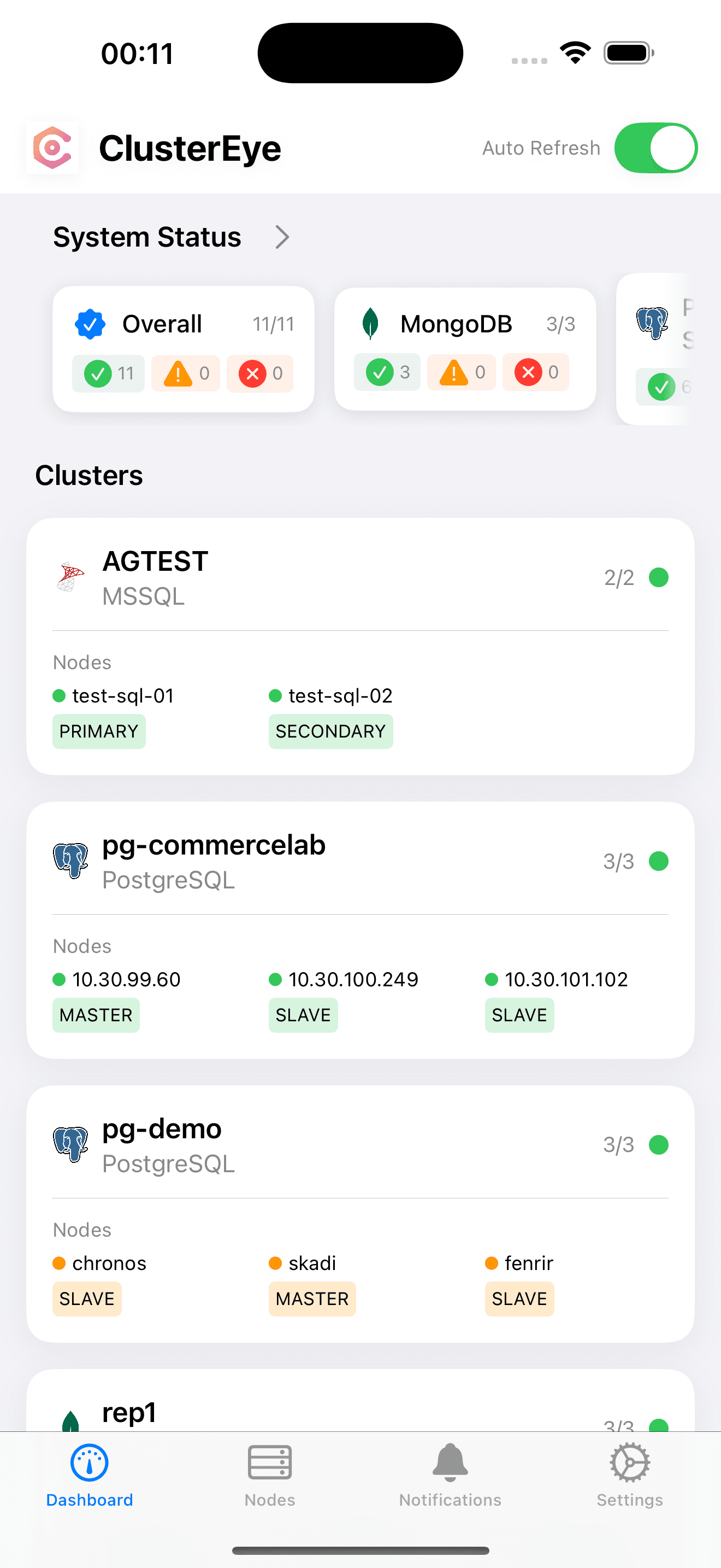 ClusterEye iOS App