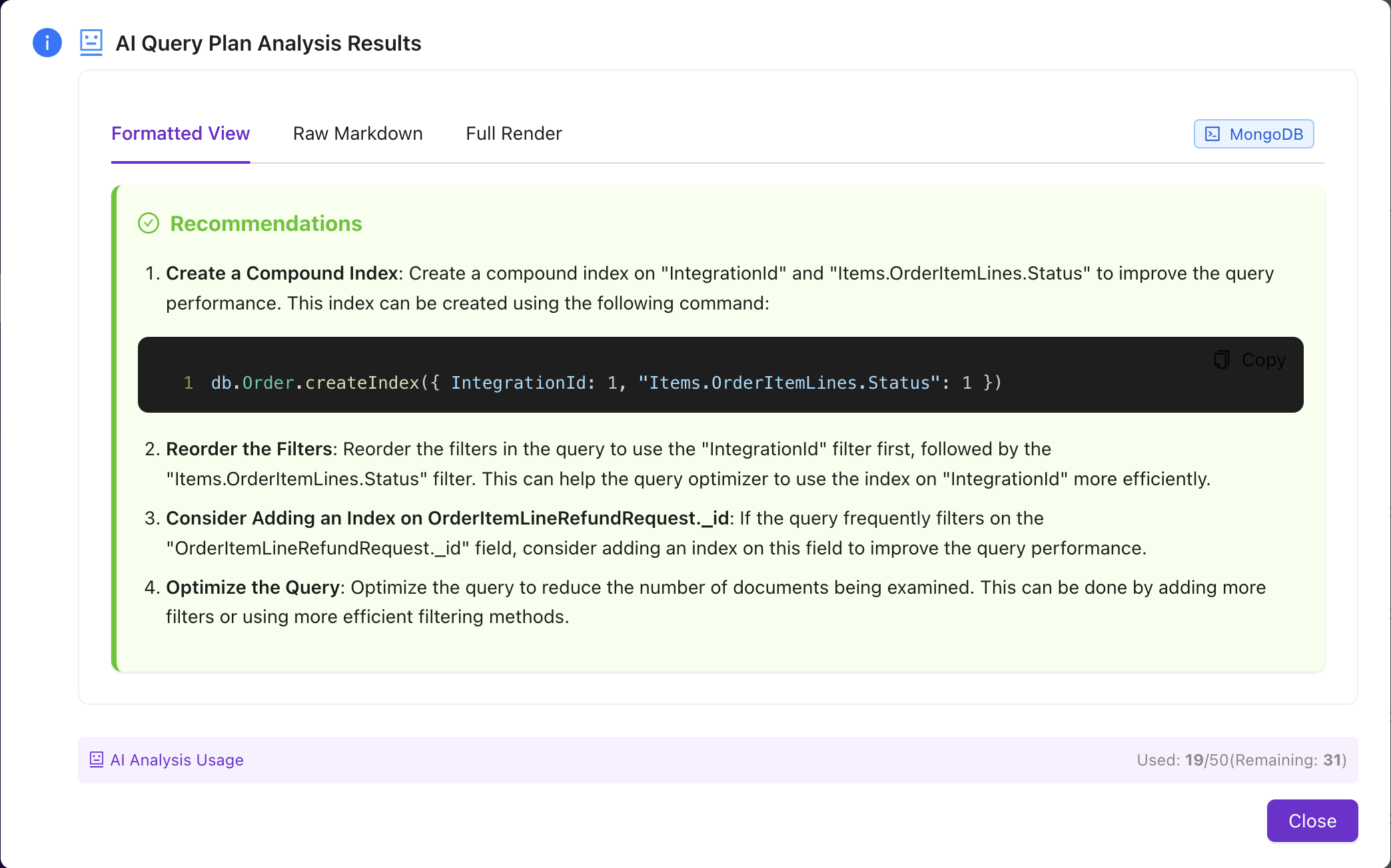 AI-Powered Query Analysis